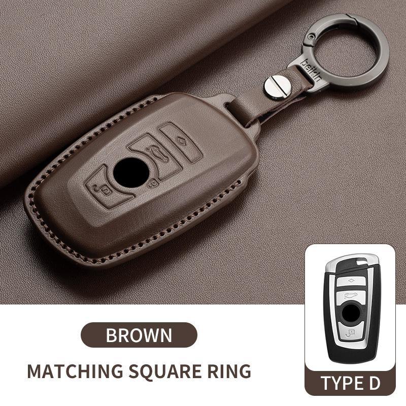 

Auto Key Fob For Bmw 1 3 5 7 Series X1 X3 X4 X5 X6 F15 F16 G01 G02 G05 F10 F20 F30 F34 G07 G20 G30 Leather Car Key Case Cover Q27541QQ-