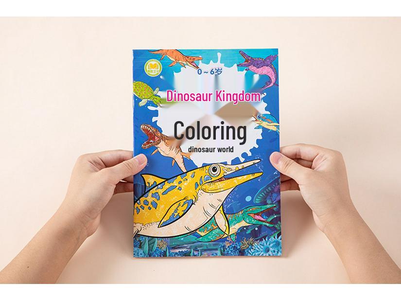 Dinosaur & Car Coloring Book for Kids Ages 3-6