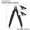 Mini Vape Tool Kit Bag Ceramic Tweezers Pliers Wire Vape Band Coil Jig Cotton Diy Multifunction Tool