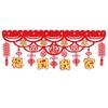 Decorative Chinese New Year Dragon Banners Felt Spring Festival Hanging Flag  Lunar New Year