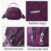 Casual Quilted Nyl Handbag - Versatile Crossbody Bag with Multi-Pockets, Detachable Strap Shoulder Bag for Women