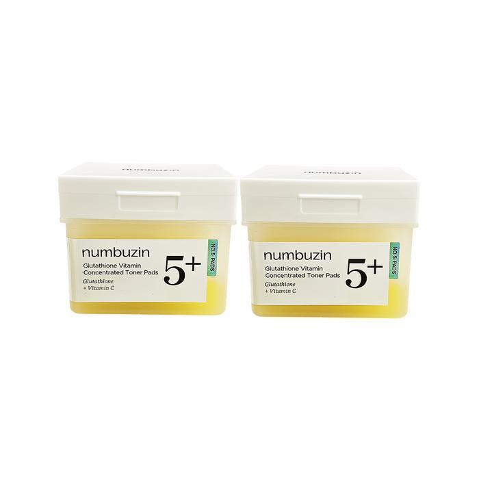 1+1 NUMBUZIN No. 5 Glutathione C Trace Film Pads 70 Sheets (33259418) 1+1 No. 5 Glutathione C Trace Film Pad 70 sheets