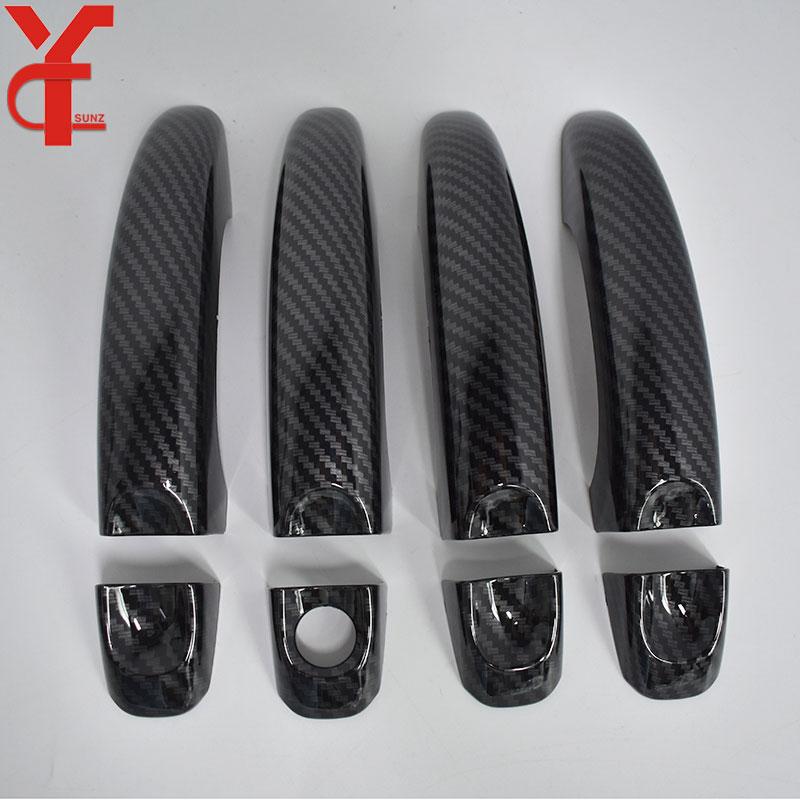 Araba Aksesuarları ABS Kapı Kolu Trim Kapakları Volkswagen VW Amarok 2009 2010 2011 2012 2013 2014 2015 2016 2017
