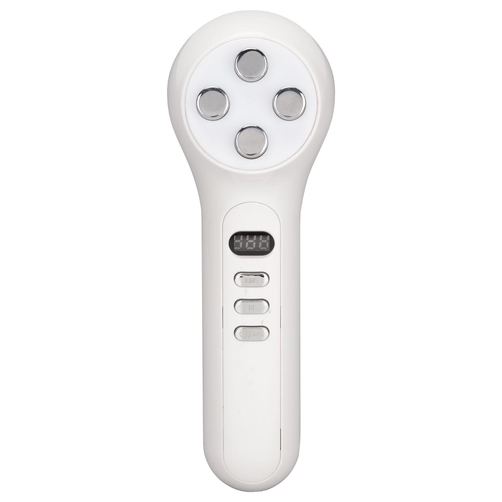 

EMS Радиочастотный Косметический Прибор 5 Шестеренчатый Массажер Для Лица и Подтяжки Кожи Белый