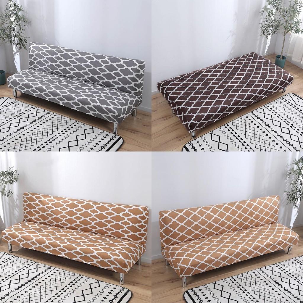 Versatile Stretch Geometry Sofa Bed Cover With Great Elasticity For Easy Fit