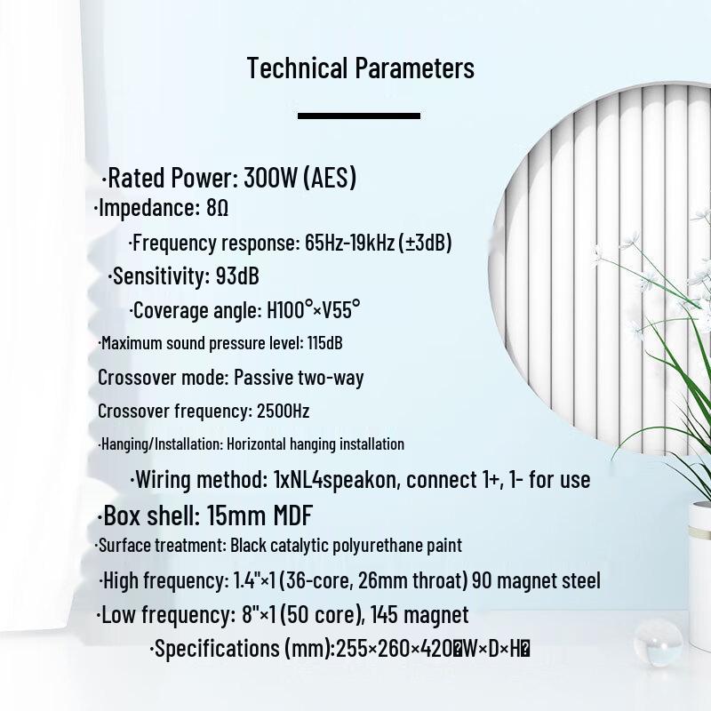 TAKSTAR EKS-081 8-inch Full-Range Speaker