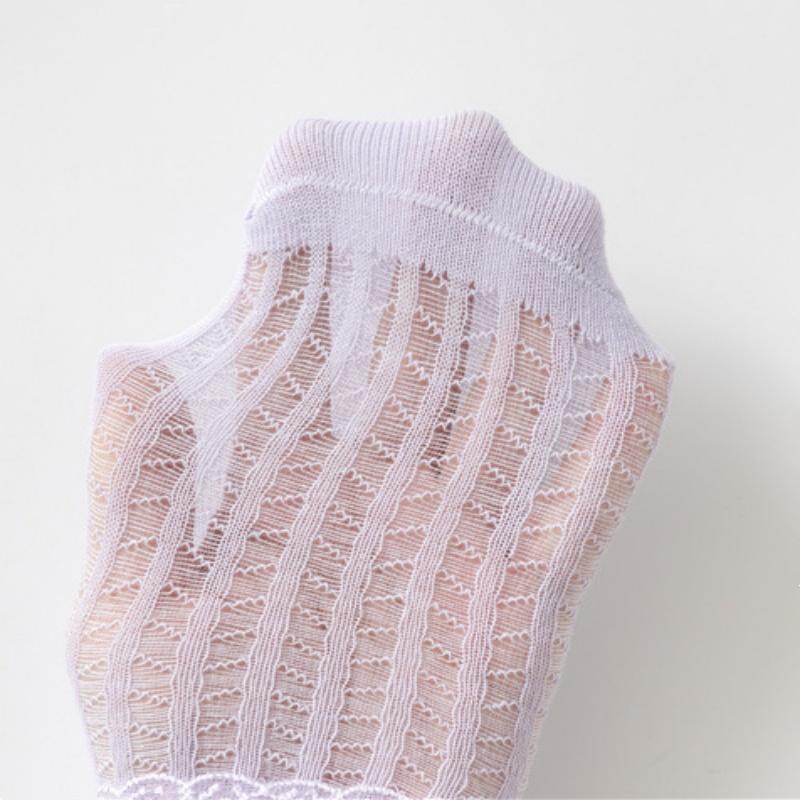5Pairs/lot Kids Mesh Lace Socks For Girls Summer Cotton Children's Girl Princess Baby Middle Tube Sock Teenager Fashion Ruffled Sock