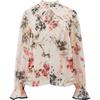 French Connection Womens/Ladies Hallie Floral Pattern Keyhole Blouse