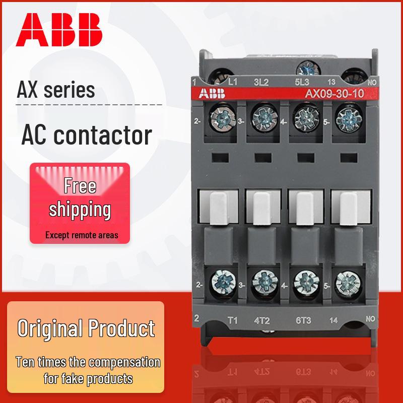 

Контактор змінного струму ABB AX09-30-10 для 12A до 680A, 110V/220V AX09-30-01-AC380V