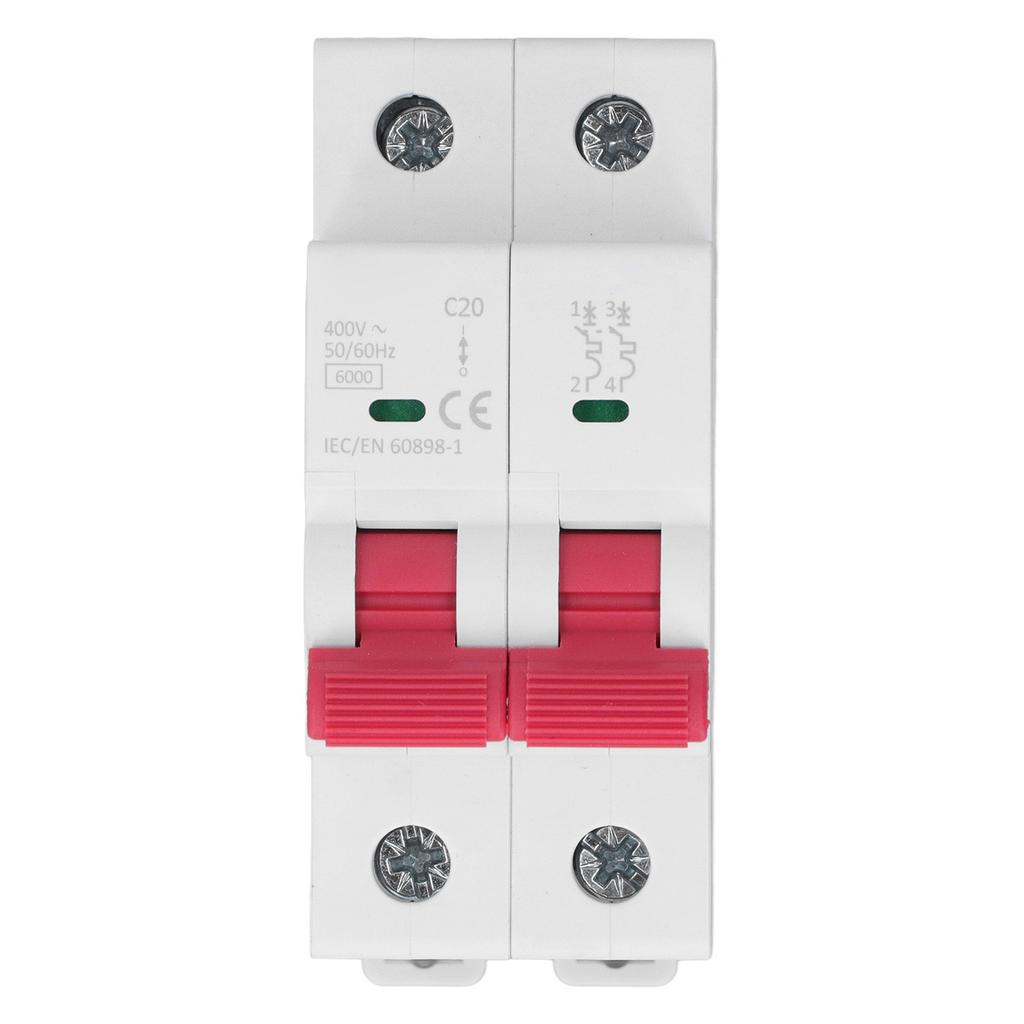 2P Miniature Circuit Breaker Leakage Protection Air Switch 6KA High Breaking Capacity 400V GYM10 20A