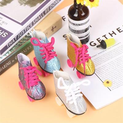 Doll Accessories Doll Skates Shoes Glitter Skating Shoes 18 Inches/43cm Doll Roller Skate Shoes