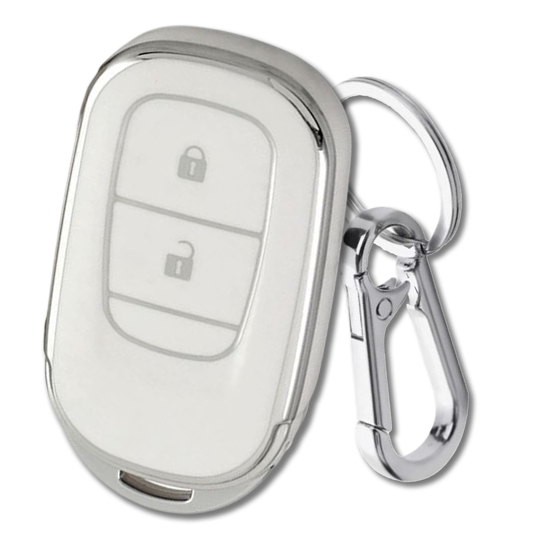 

Key Case, Key Cover, Compatible with Honda, New N-Box, N-Box Custom, JF5, JF6, Step белый