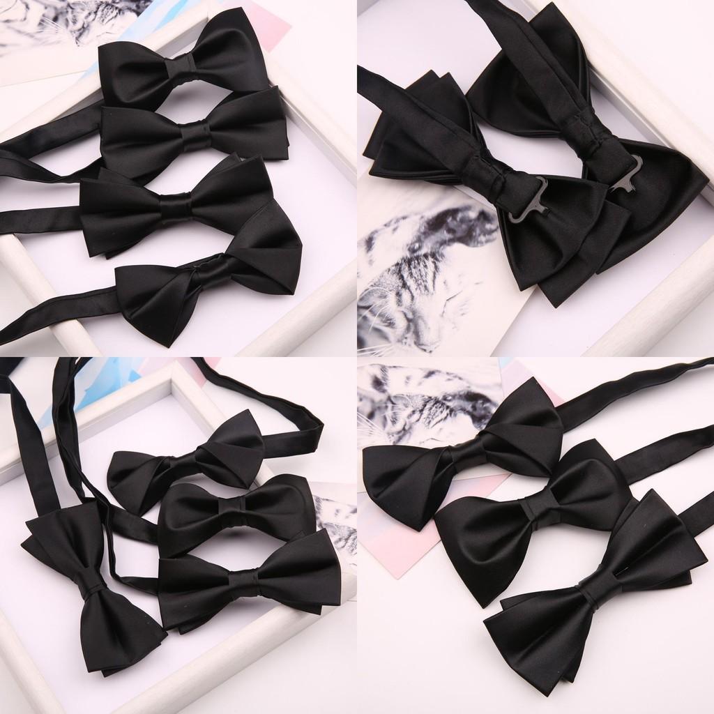 Classic Men Polyester Silk Bow Tie For Wedding Formal Attire Perfect For Grooms And Groomsmen