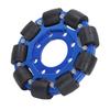 Omni Wheel 4in Omnidirectional Aluminium Alloy Hub Component Part for Robot Toy DIY
