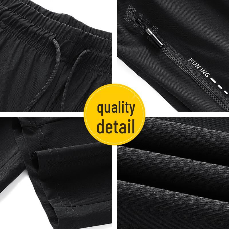 ROMON Men's Ice Silk Casual Pants