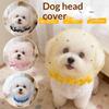 Breathable Pet Protective Mask Comfort Polyester Anti-Bite Head Cover Adjustable Anti-Mosquito Headgear Random Eating Prevention