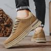 Men's Platform Boots Fashion Casual Desert Trendy Versatile Non-slip Sports New Comfortable Hiking Shoe Work Boot Bota Masculina