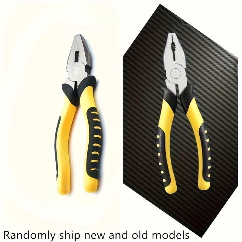3pcs Carbon Steel Clip Set, 6 Inch Multi-Functional Clip, Wire Cutter with Anti-Slip and Rust- Pointed Clip for Indoor and Outdoor Maintenance Tools