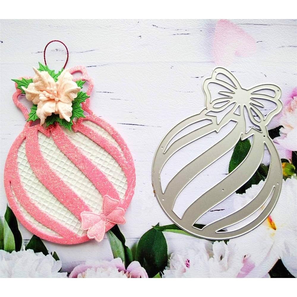 Bow Ball Metal Die Cutting Dies For DIY Scrapbooking Embossing Folder Stencil Photo Album Decorative