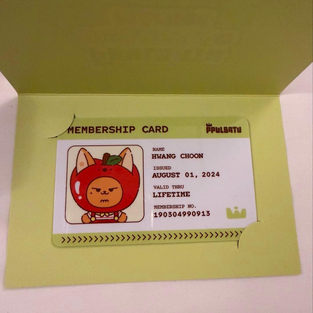 [USED] TXT Official Apple Purchase Bonus ID Card - Hwang Chun