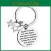 Colorful And Durable Stainless Steel Keychain Rainbow Charm Gift For Friends And Memorable Events