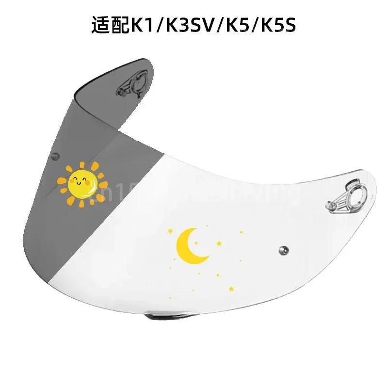 Photochromic Visor for K1 K3SV K5 Motorcycle Helmet Shield Accessories Motorcycle Anti-scratch Wind Shield