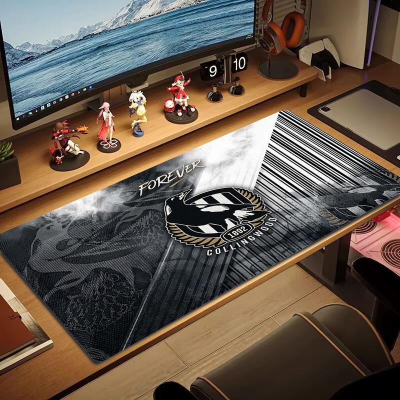 Collingwood Magpies Color Mouse Pad Large Gaming Table Cushion Non-slip Laptop Tablet Big Mousepad XXL Mat Mini PC Playmat With Lock edge