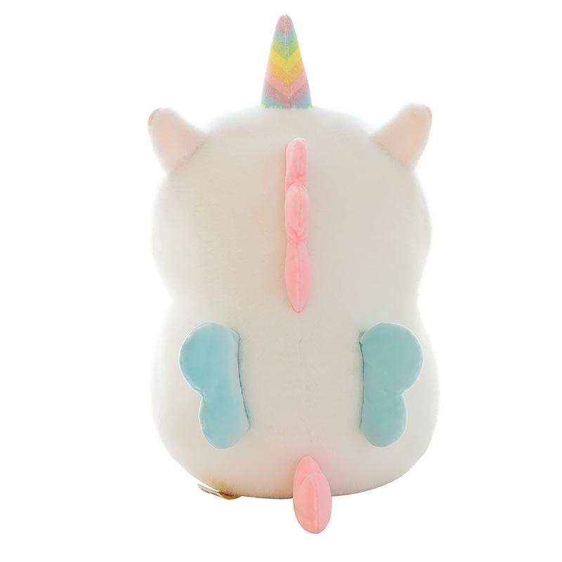Q Cute Donut Unicorn Plush Toy Girl Birthday Gift Eight Inch Machine Doll Wedding Throw Sprinkler