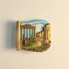 Malaysia Kuala Lumpur Twin Tower 3D Stereoscopic Tourism Souvenirs Resin Painting Decoration Home Refrigerator Magnets