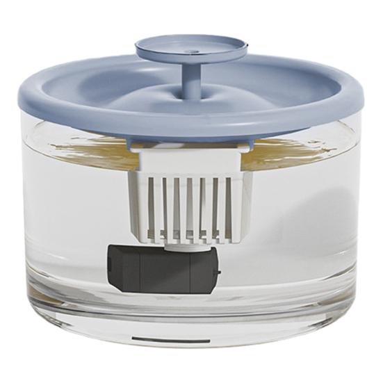 

1,5 л фонтанчик для кошек автоматический питьевой фонтанчик для домашних животных тихий диспенсер для воды для домашних животных с прозрачным резервуаром для домашних кошек и собак синий