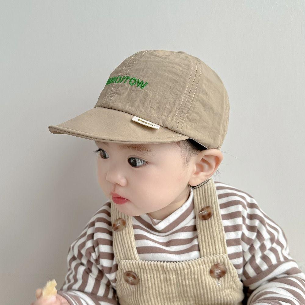 Soft Baby Peaked Hat Summer Children Visors Cap New Letter Baseball Cap Boys Girls
