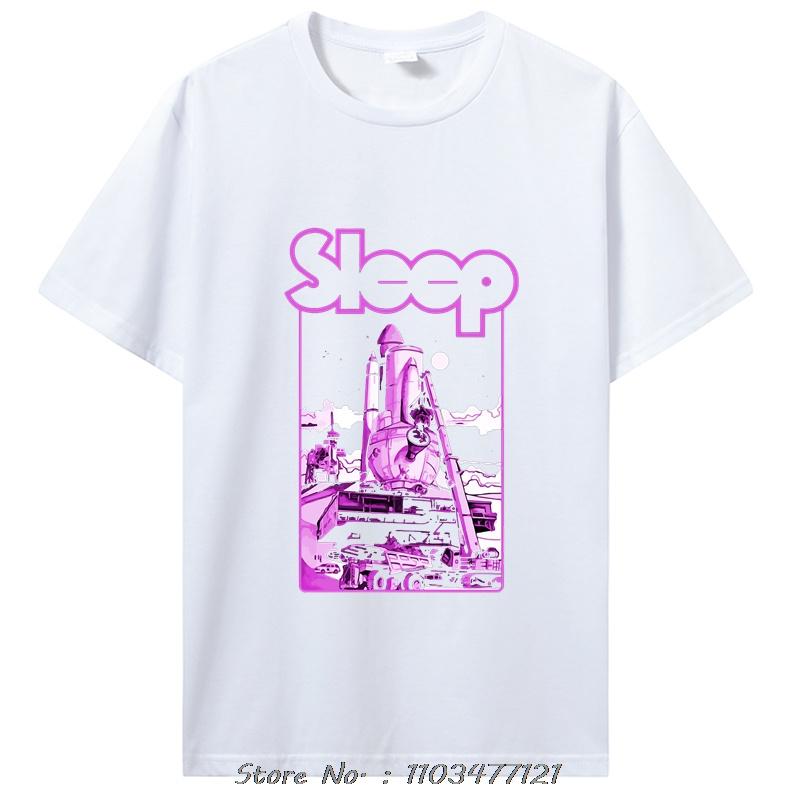 Stoner Metal Schlafband Klassisches T-Shirt Herrenbekleidung Übergroßes Baumwoll-T-Shirt Grafik-T-Shirts Hip-Hop-Tees Tops