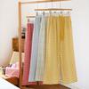 Farbpassende Süßigkeiten Gerade Hosen Tragen Damen Karomuster Design Locker Kordelzug Taille Pyjamahose