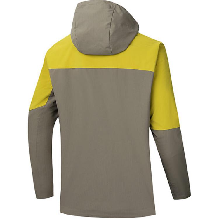 Anta Rahat Günlük Renk Bloklu Basit Nefes Alabilir Ceket Erkek Ceketleri Kahverengi Sarı 152446602N-6