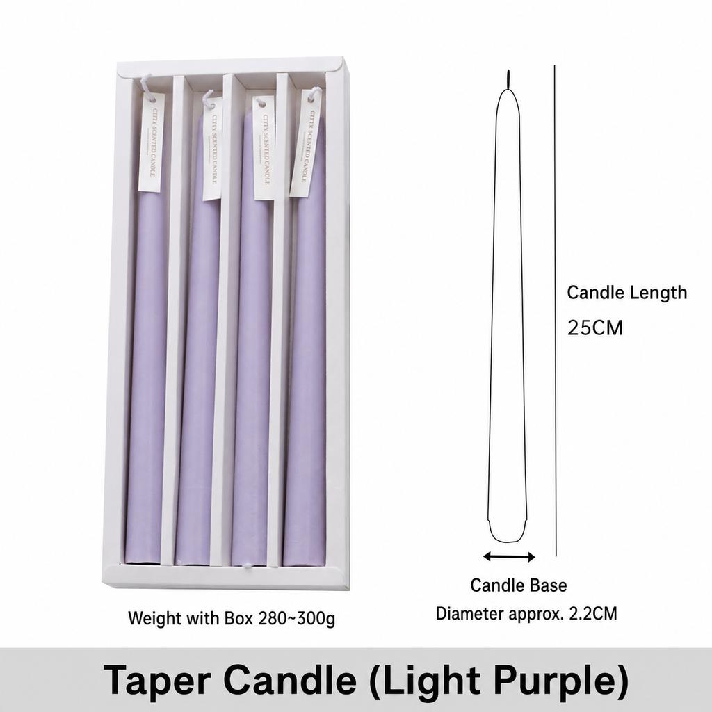 Decorative Candles Cylindrical Cylindrical Taper Candles Long Stem Candles Long Taper For Holiday Parties Home Table Decoration