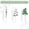 5/10Pcs Artificial Eucalyptus Leaves Stems Leaf Plant Fake Flowers for Home Decor Garden Wedding Decoration Bouquets Vase Floral