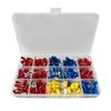 280PCS  Insulated Wire Electrical Connectors Ring Folk Spade Butt Splices for Marine Car Wires Scientific Projects