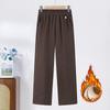 Pants Autumn and Winter High-waisted Straight-leg Trousers, New Middle-aged and Elderly Pants, Long Winter Clothes, Thickened