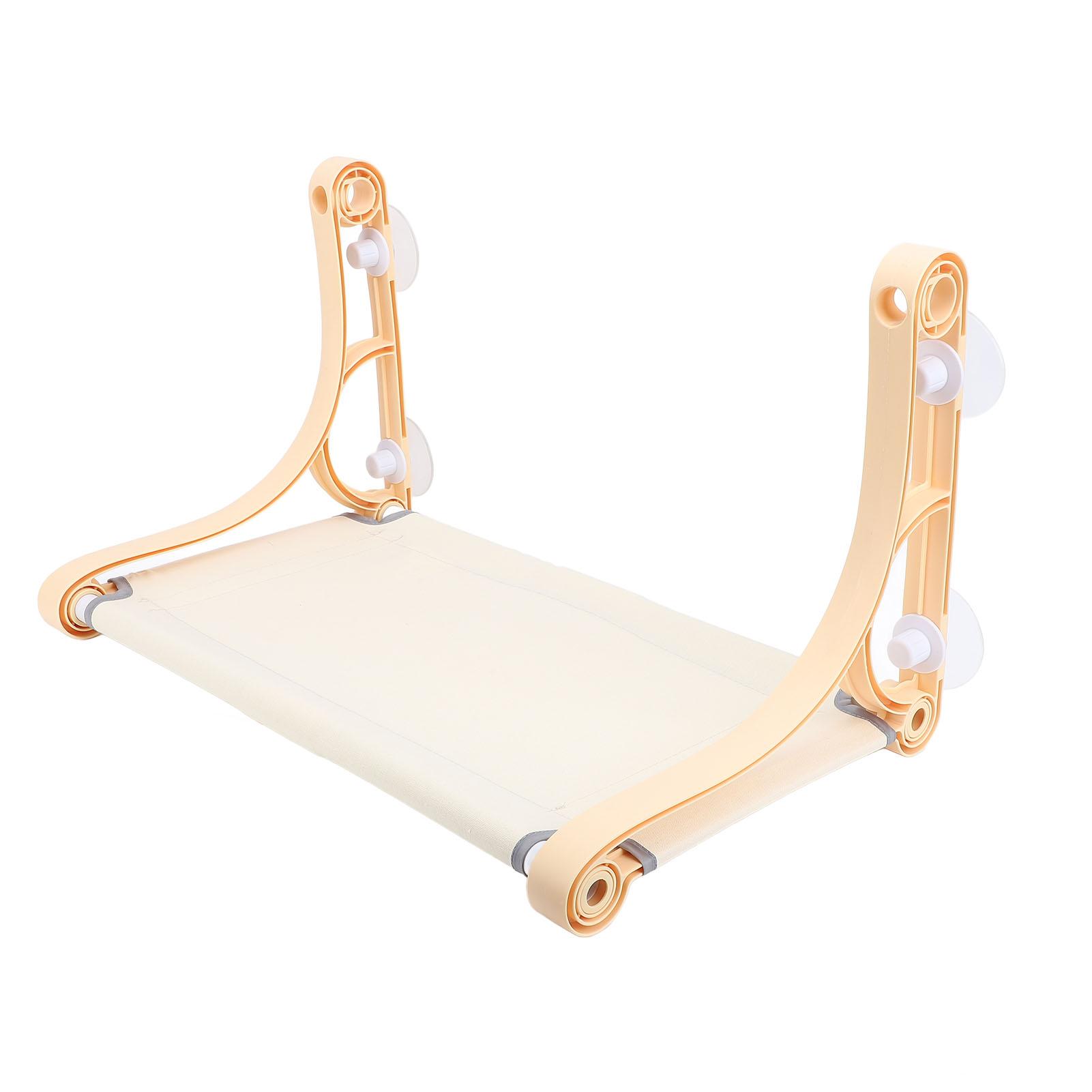 Cordless Cat Window Perch Cat Hammock with 4 Suction Cups Strong Load Bring Sturdy Frame Cat Window St