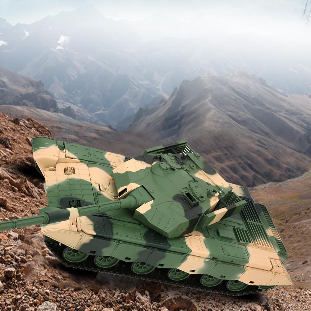 1/16 2.4G Electric Remote Control Simulation Tank Model Alloy Light Sound Kid Toy