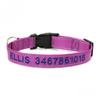 Pet Dog Embroidery Anti-lost Nylon Reflective Collar