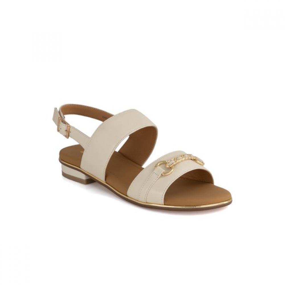 Daks Women Comfort Semi Casual Sandals Ivory Drd612ls35 225/IVORY (LS35)