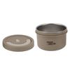 Bento Box Round 600ml Lunch Container Stainless Steel Tight Sealing Leakage Proof Insulated