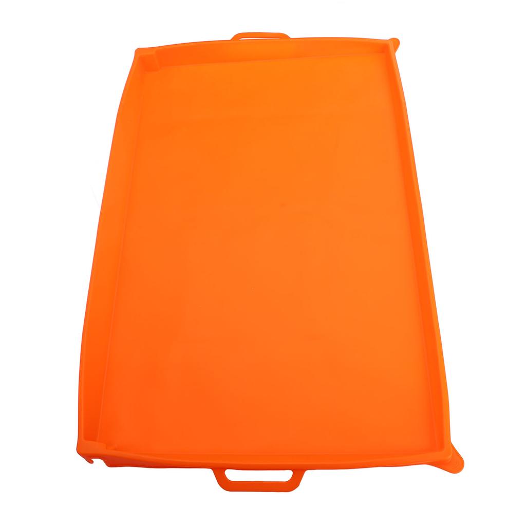 BBQ Grill Mat, Food Grade Folding Grill Mat, BBQ Grill Accessory, Outdoor Grill, Orange