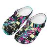 Unisex Color Printed EVA Clogs Lightweight Breathable Slip On Garden Beach Pool Bathroom Home Summer Sandals Soft Summer Wear
