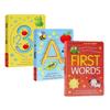 English Children's Enlightenment Flip Book A Is for Apple 123 Counting First WordsMy Words