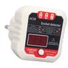 AC28 Phase Detector Electric Leakage Outlet Tester Ground Wire Polarity Outlet Tester LCD Digital Display Power Socket Tester