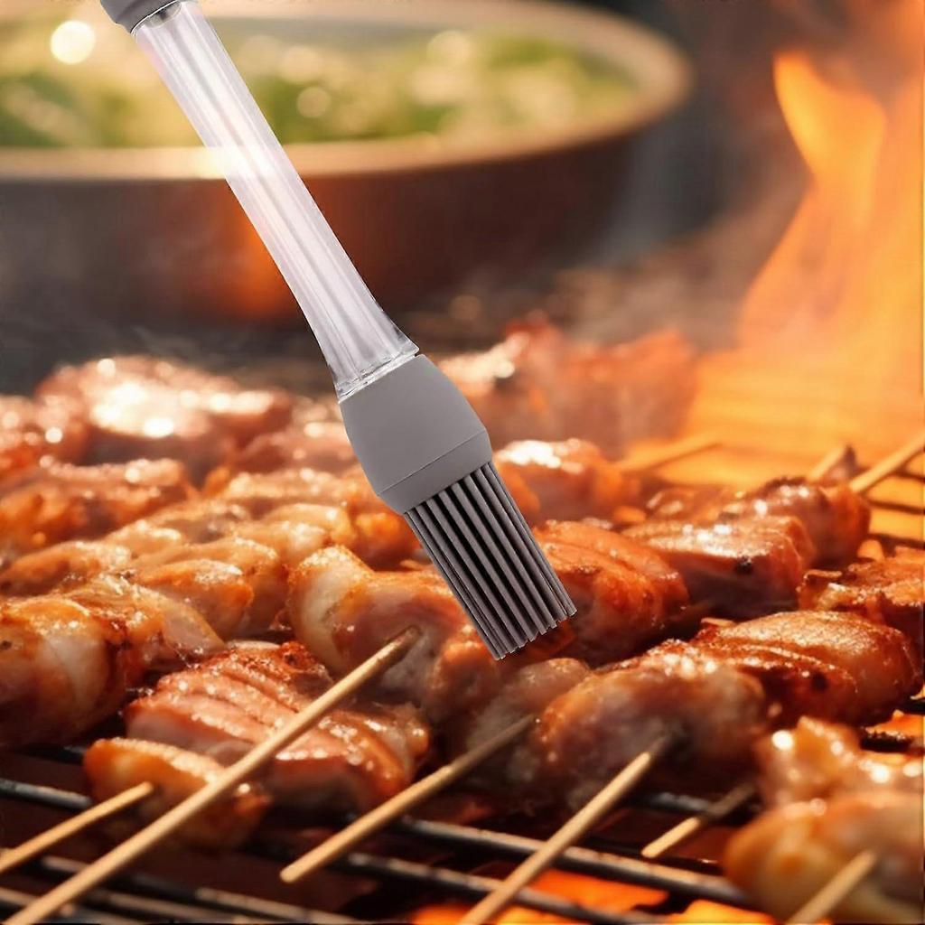 3pcs Silicone Oil Brush, Basting Pastry Heat Resistant Butter Spread BBQ Sauce Brush for Cooking Grilling Baking Kitchen Gadget Home Outdoor Use