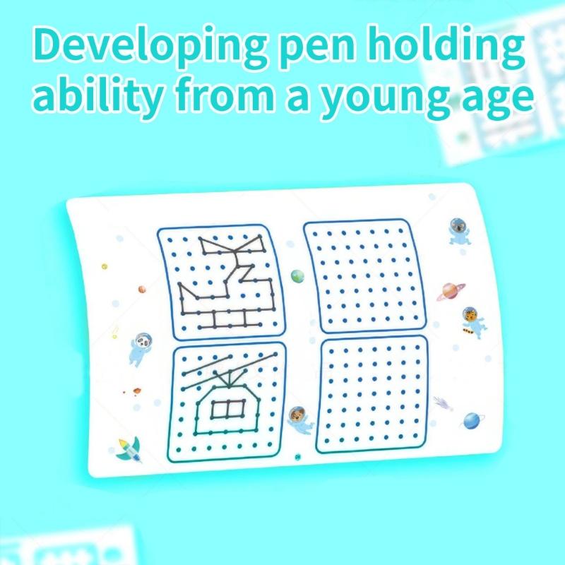 Children's Tracing Workbook Reusable Writing Drawing Educational Picture Books Pen Control Practice Cards