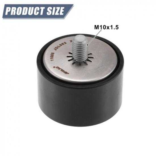 Car Accessory Drive Belt Idler Pulley Black Single for BMW 528i 2009-2011